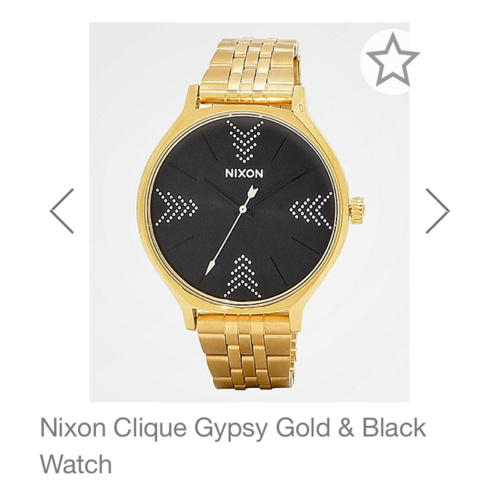 Gold Nixon Watch